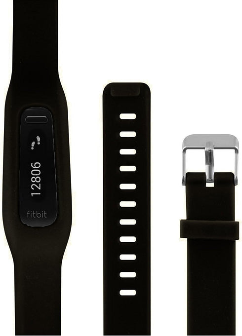 Buckle Bracelet for Fitbit One, Replacement Silicone Band with Chrome Watch Clasp and Fastener Buckle for Fitbit One...