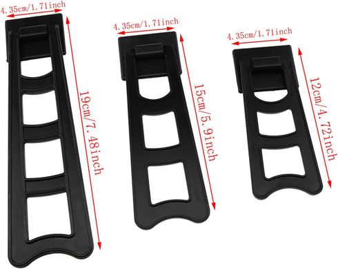 Haidong Picture Frame Easel Back Support Plastic Frame Easel Back Stand 3 Sizes for Photo Frame Supplies -6PCS...