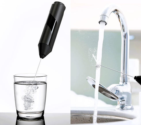 Powerful Milk Frother Handheld Foam Maker for Lattes - Whisk Drink Mixer for Coffee, Mini Foamer for Cappuccino, Frappe, Matcha, Hot Chocolate & C...