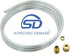 Supplying Demand 11-293 Pilot Burner 5 Feet Long 1/4 Inch Aluminum Tubing with Fittings