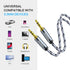 SNSNHI Aux Cord, Nylon Braided 3.5mm Audio Cable Aux Cable 1/8 Audio Cable 3.5mm Male to Male Aux Cord for Car,Headphones,Speaker,Soundbar -20FT...