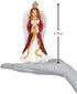 Old World Christmas Glass Blown Ornament Divinity (10228)...