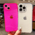 siduater Strap Holder Case for 6.7" iPhone 14 Plus with Kickstand, Slim Translucent PC Back Cover + Soft TPU Bumper with Adjustable Finger Grip Lo...