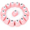 LOVEINUSA 15PCS Arithmetic Paper Punch Set, Paper Craft Punches Pink Hole Puncher with Mathematical Symbol for Preschool Education Math Class...