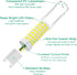 G9 LED Bulb 6W,60W Halogen Equivalent,5000K Daylight White,High Brightness 600LM, AC120V T4 G9 Bulbs with Long Lifespan for Chandeliers Home Light...
