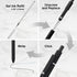 6 Pack Gel Pens, Black Ink Pens Fine Point Smooth Writing Pens Bulk, Soft Touch Cute Pens Aesthetic School Supplies, 0.5mm Black Pens for Journali...