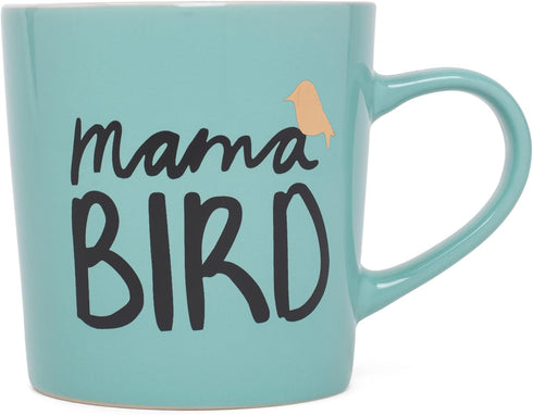 Teal Coffee Mug - Mamma Bird...