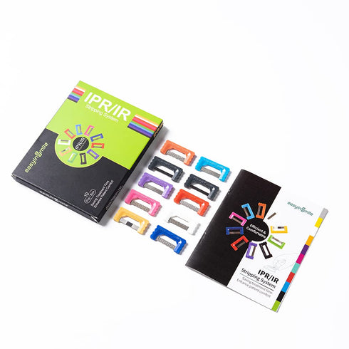 Orthodontic Interproximal Reduction Strips 10PCS Dental IPR/IR Striping System Teeth Polishing Strip Single-Hand Use Tooth Enamel Repair Kit (IPR ...