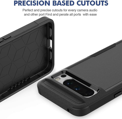 Case for Pixel 8 Pro 5g, Shockproof, Strong and Durable Phone Protective Case for Google Pixel 8 Pro 2023, Black......