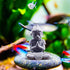 Aquarium Statue Monkey King Aquarium Decorations Asian Buddha Fish Decorations for Tank Collectible Figurines Sun Wukong Statue Solid Aquarium Dec...