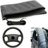 Generic Black Lace-On Steering Wheel Cover Grip Classic Stretch Accessory Auto Vehicle...