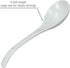 2 Pack Porcelain Serving Spoon Soup Ladles for Serving Cooking Mixing Stews Noodles Rice Soup - 9 inch Long...