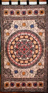 India Arts Celtic Sunflower Tab Top Curtain-Drape-Door Panel,Blue,44" x 88"...
