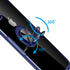Designed for iPhone 11 Pro Max Case 6.5 inch, Carbon Fiber Design Clear Crystal Anti-Scratch Case with 360 Degree Rotation Ring Kickstand for Appl...