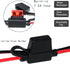 SAE to Battery Alligator Clip - KUNCAN 1.5FT 12V SAE 2Pin Quick Disconnect Cable SAE to Battery Clamp Cord 7.5A Fuse (2 Pack)...