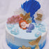 OBTANIM Silicone Mermaid Fondant Mold Cute 3D Sleeping Baby Girl Mould Cake Topper DIY Decoration Baking Tool for Sugarcraft, Chocolate, Candle, S...