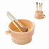 3 in 1 Silicone Makeup Brush Cleaner Bowl, Make up Brush Cleaner Mat with Makeup Brush Drying Holder and Comestic Brush Organizer, Paint Brush Cle...