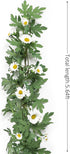 SOMYTING Artificial Daisy Garland Decorative Fake Flower Vine Hanging 5.6Ft Silk Flower Greenery for Home Garden Outdoor Ceremony Wedding Arch Flo...