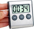 Kitchen Timer, Digital Kitchen Timer Magnetic Countdown Kitchen Timer with Loud Alarm Stainless Steel Timer for Kitchen Cooking, Baking,Sports Gam...