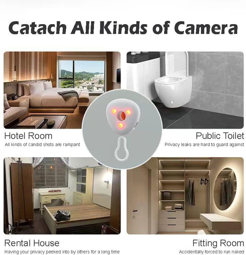 Portable Hidden Cameras Detector Prevent Privacy Breaches, Simple Design, Spot Hidden Cameras Through Lens...
