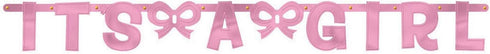 "It's a Girl" Large Foil Letter Banner...
