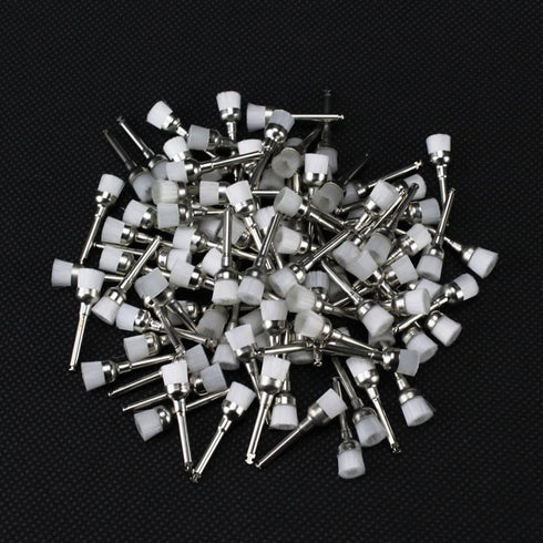 Airgoesin 100pcs Nylon Buffing Polishing Brush Polisher Latch Type RA 2.35 Grindering Power Rotary Cleaning Tools...