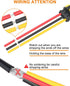 NAOEVO 3 Pin Connector Waterproof?16 AWG 3 Wire Connectors, Automotive Electrical Connectors Male And Female Way With Heat Shrink Tubing For Car T...