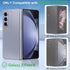 for Samsung Galaxy Z Fold 6 Case, Z Fold 6 Case with Camera Frame Protection, Thin Anti-scratch PC Matte Translucent Back & Flexible TPU Hinge Sho...