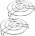 Iron Stand | Stainless Steel Trivet |Round Steamer Rack for Kitchen | Heat Resistant Hot Plate Dishes Holder | Cooker Donga Stand | Pack of 2 | Si...