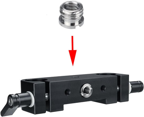 Camera 1/4"-20 to 3/8"-16 Reducer Bushing Convert Screw Adapter for Monopod, Tripod, Ballhead, Stand and Video Light DSLR SLR (10 Pack)...