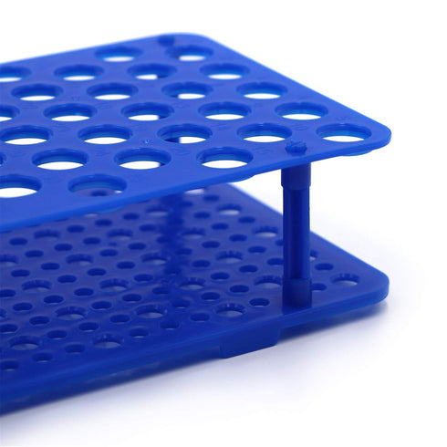 3pcs Plastic Test Tube Rack Holder for 10ml/15ml Centrifuge Tubes, 50 Holes Detachable Centrifuge Tube Rack for Lab...