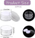 12Pcs Small Display Box Gemstone Holder Case Jewelry Show Box Container Holder with Clear Top Lids and Sponge...