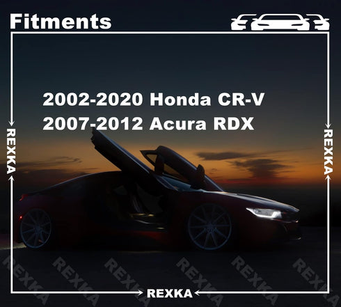 Rexka 20pcs Lower Outer Door Weatherstrip Clip for Honda 75315-S9A-004...