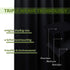 NICETOWN Door Curtains for Doorway, Black Out Curtain Liners for Drapes, Noise Reducing Light Blocking Blackout Liners for 84 inch Curtains (Set o...