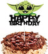 Baby Yoda cake topper, Yoda flash birthday cake decoration, Space Theme Party Decoration, Alien War Science Fiction Film Theme Video Games the Chi...