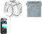 LICHIFIT Transparent PC Lens Cap for Insta360 X3 Panoramic Camera Lens Guard Cover Lens Protective Frame Case Accessories...