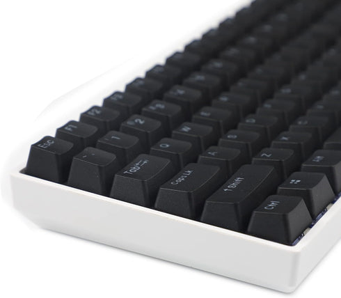 YMDK Double Shot 108 Dyed PBT Shine Through OEM Profile Keycap Rainbow Carbon Sunset Backlit Keycaps for MX Switches Mechanical Keyboard?Only Keyc...