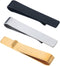 SHUYUE 3 Pc Set 1.9 Inch Skinny Tie Bar Clip - Silver,Black,Gold...