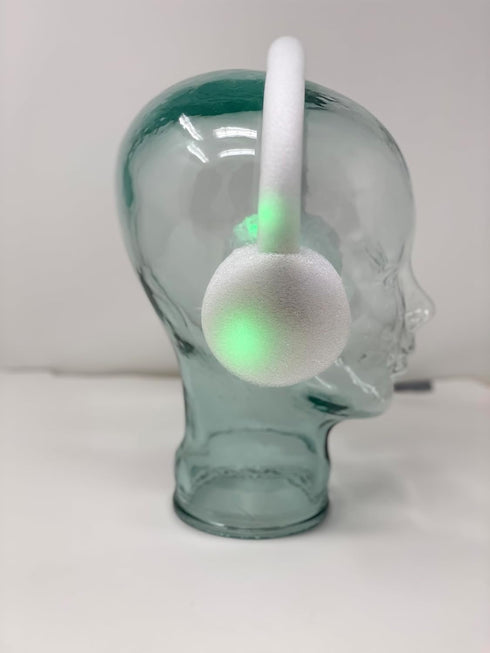 Light Up LED Foam Stick Headphone - 3 Settings - Light Up The Party - New Fun Party Accesory - Must Have Party Favor For Any Childrens Party, Wedd...
