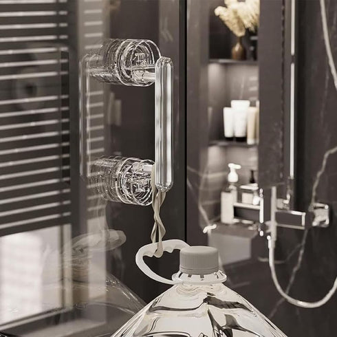 Diamond Suction Cup Door Handle, 2024 New Strong Hold Suction Cup Handle, No-Punching Waterproof Door And Window Handles, Removable Shower Door Ha...