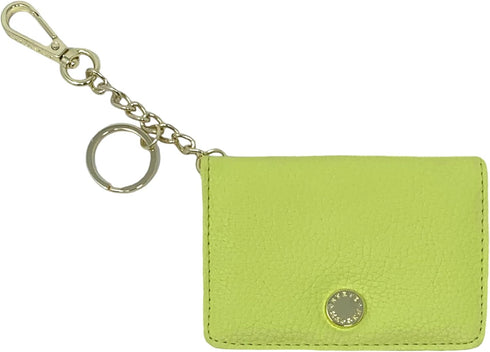 Steve Madden Bfold Clip On Card Case Wallet with Keyring (Lemon Bite)...