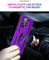 for Samsung A52 Case, Galaxy A52 Case with HD Screen Protector, Military-Grade Ring Holder Kickstand Car Mount 15ft Drop Tested Shockproof Cover P...