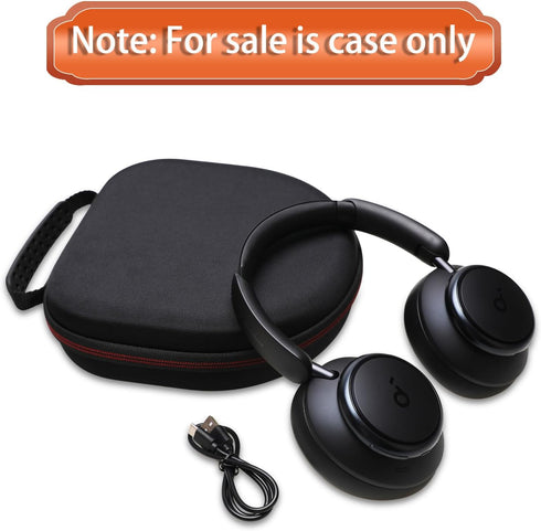 LTGEM Hard Case for Anker Soundcore Space Q45 / Q35 Adaptive Noise Cancelling Headphones - Protective Carrying Storage Bag (Black)...