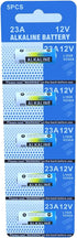EX-ENEGY 23A A23 21/23 MN21 12V Alkaline Batteries 5 Pack for Garage Doors Opener Keyless Entry Doorbells and Alarm Remote...