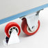 1.5 inch Rigid No-Swivel Plate Hard Rubber Caster Wheels for Furniture and Workbench 6 Packs(Free Screws)...