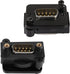 QIANRENON DB9 Panel Mount Straight Through Connector 9-pin RS232 Serial Male to Male Panel Mount Socket Converter Coupler, for Communication Netwo...