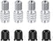 4 Pack Double Seal Valve Stem Caps,Double Seal Inflate/Flow Through Valve Stem Caps for High Pressure Cars, Trucks, Trailers RV Semi Bus Tires wit...