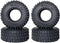 4 pcs 1.0 Tires Rubber Crawler Tires with Foam 55 * 23mm for 1/24 RC Crawler Car Axial SCX24 90081 AXI00001 AXI00002 Upgrade Tyres?Black...