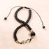 Black Agate Stone Infinity Charm Beaded Anklet Bracelet for Women Bring Good Luck Wealth Prosperity Healing Crystal Balance Yoga Meditation...