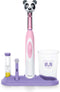 Beurer TB10 Kids Electric Toothbrush Kit - Fun Polly The Panda Cap with 2 Extra-Soft Brush Heads to Help Remove Plaque, 2 Minute Timer, and Rinse ...